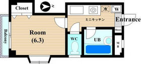 カーサミラ 101 ｜ 神奈川県川崎市高津区千年新町（賃貸マンション1K・1階・21.72㎡） その2