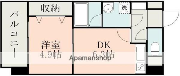 サムティ熊本駅南｜熊本県熊本市西区二本木３丁目(賃貸マンション1DK・6階・30.00㎡)の写真 その2