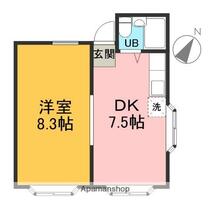 アルーム清水  ｜ 埼玉県入間市東藤沢１丁目（賃貸アパート1DK・1階・27.20㎡） その2