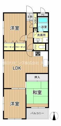 サンシャインヒルズⅡ 307｜埼玉県さいたま市中央区本町東６丁目(賃貸マンション3LDK・3階・64.49㎡)の写真 その2