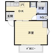 イーグルＩＩ 101 ｜ 静岡県静岡市駿河区みずほ１丁目（賃貸アパート1DK・1階・29.67㎡） その2