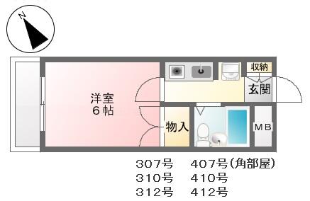 同じ建物の物件間取り写真 - ID:213078840940