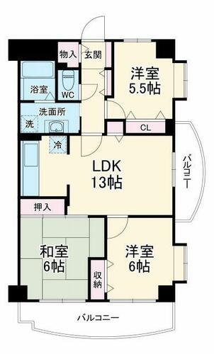 同じ建物の物件間取り写真 - ID:214055274191