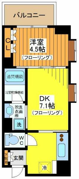 東京都世田谷区池尻３丁目(賃貸マンション1DK・15階・31.05㎡)の写真 その2