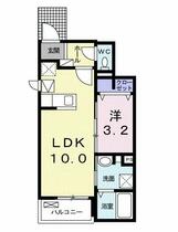 アンジュメゾン 103 ｜ 宮城県石巻市渡波字旭ケ浦（賃貸アパート1LDK・1階・33.41㎡） その2