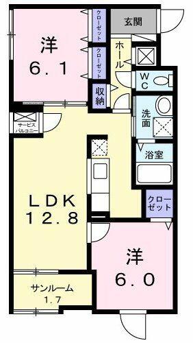 同じ建物の物件間取り写真 - ID:214055432428