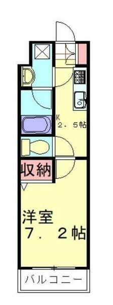 東京都板橋区高島平７丁目(賃貸マンション1K・4階・26.13㎡)の写真 その2