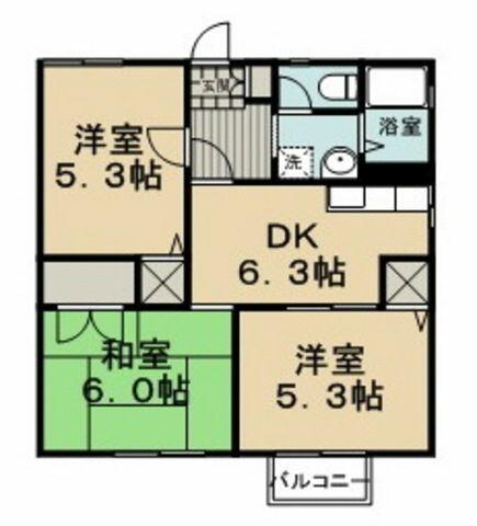 同じ建物の物件間取り写真 - ID:214055433400