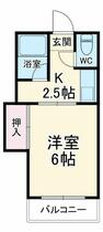 フラッツ若松  ｜ 千葉県市川市南八幡５丁目（賃貸アパート1K・1階・20.20㎡） その2