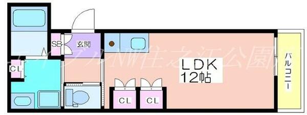 ルシエル難波 303｜大阪府大阪市西成区花園北２丁目(賃貸アパート1K・3階・33.33㎡)の写真 その2