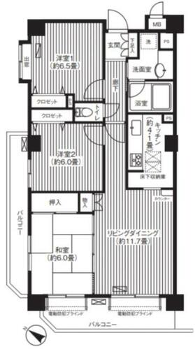 同じ建物の物件間取り写真 - ID:213102938047