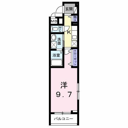 同じ建物の物件間取り写真 - ID:214054994342