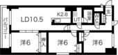 札幌市厚別区青葉町１２丁目 10階建 築21年のイメージ