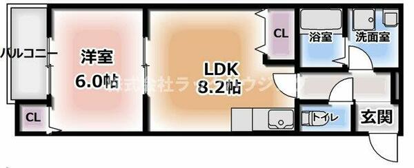 ＡＣＴ門真本町｜大阪府門真市本町(賃貸アパート1LDK・2階・35.46㎡)の写真 その2