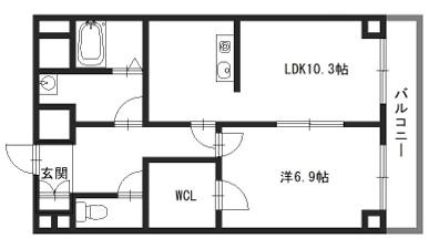 Ｃａｐｉｔａｌ．ｉ姫路 804｜兵庫県姫路市南町(賃貸マンション1LDK・8階・47.28㎡)の写真 その2