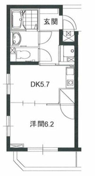 東京都渋谷区富ヶ谷２丁目(賃貸マンション1DK・1階・30.30㎡)の写真 その2