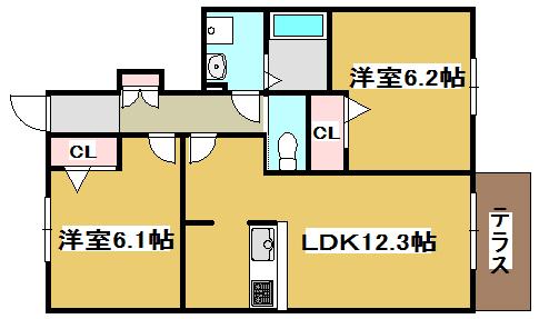 同じ建物の物件間取り写真 - ID:228047935680