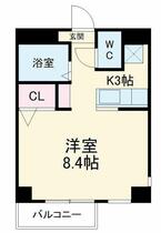 愛知県岡崎市能見町（賃貸マンション1K・2階・24.01㎡） その2