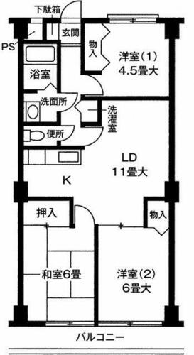 同じ建物の物件間取り写真 - ID:214055464703