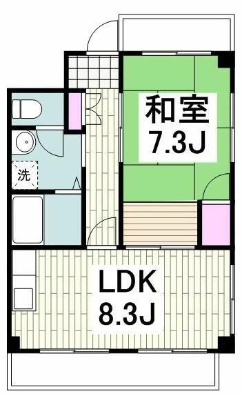 神奈川県横浜市戸塚区上倉田町(賃貸マンション1LDK・3階・38.94㎡)の写真 その2