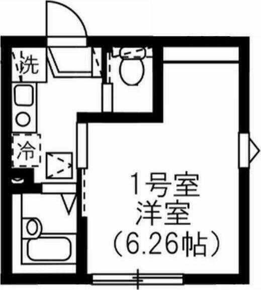 フロンティア東白楽 201｜神奈川県横浜市神奈川区平川町(賃貸アパート1K・2階・18.06㎡)の写真 その2