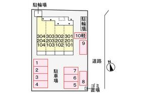 兵庫県姫路市飾磨区細江（賃貸アパート1K・3階・31.21㎡） その2