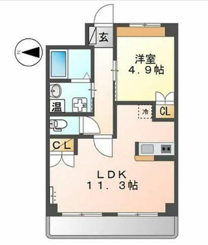 同じ建物の物件間取り写真 - ID:214055461624