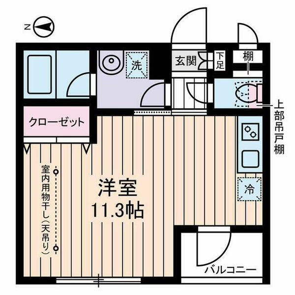 東京都世田谷区祖師谷３丁目(賃貸マンション1R・3階・28.90㎡)の写真 その2