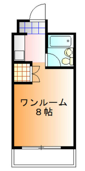 メゾーンあけぼのⅠ　Ａ棟 303｜高知県高知市曙町１丁目(賃貸アパート1R・3階・17.70㎡)の写真 その2