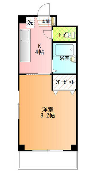 シティーハウスにしまち 301｜高知県高知市西町(賃貸アパート1K・3階・25.74㎡)の写真 その2