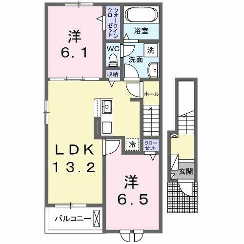 同じ建物の物件間取り写真 - ID:210002692514