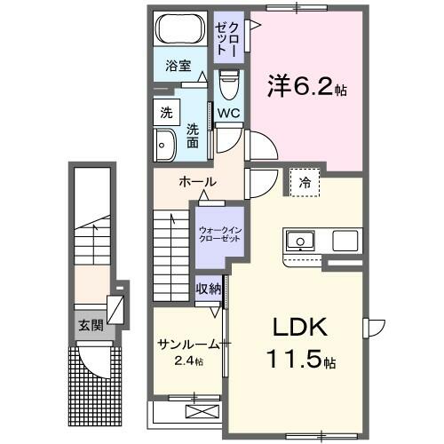 同じ建物の物件間取り写真 - ID:207001199468