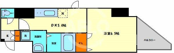 ファーストフィオーレ谷町六丁目フェリシア｜大阪府大阪市中央区上本町西１丁目(賃貸マンション1DK・12階・30.43㎡)の写真 その2