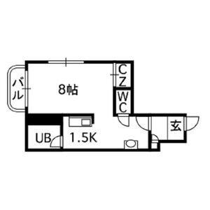 北海道札幌市厚別区厚別中央二条４丁目(賃貸マンション1K・5階・27.00㎡)の写真 その2
