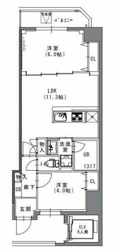 同じ建物の物件間取り写真 - ID:213106408579