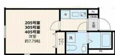 同じ建物の物件間取り写真 - ID:213102869174