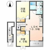 プロムナード 203 ｜ 福島県伊達市川原町（賃貸アパート2LDK・2階・51.67㎡） その2