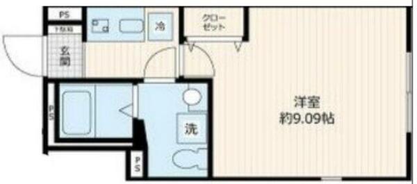 ベルシードステアー武蔵関｜東京都練馬区関町東１丁目(賃貸マンション1K・1階・25.90㎡)の写真 その2