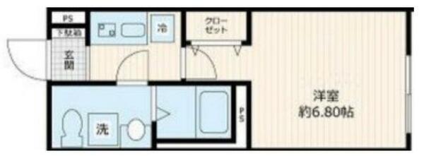 ベルシードステアー武蔵関｜東京都練馬区関町東１丁目(賃貸マンション1K・2階・22.12㎡)の写真 その2