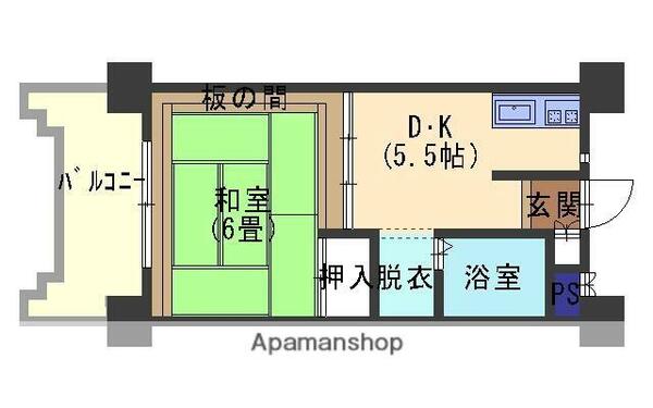 ロイヤルクレスト 202｜宮城県大崎市古川駅南３丁目(賃貸マンション1DK・2階・29.46㎡)の写真 その2