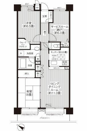 東京都杉並区荻窪２丁目(賃貸マンション2SLDK・1階・69.90㎡)の写真 その2