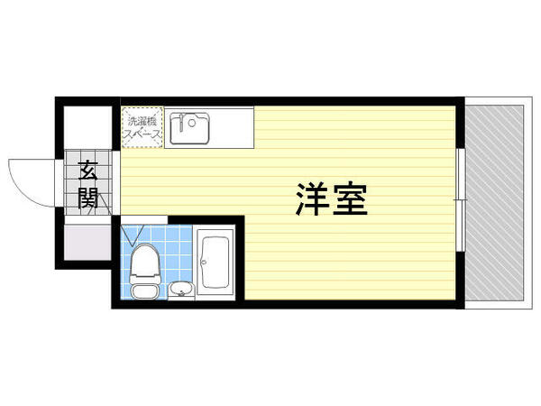 グリーンハイツ２｜大阪府大阪市淀川区東三国６丁目(賃貸マンション1R・7階・16.24㎡)の写真 その2