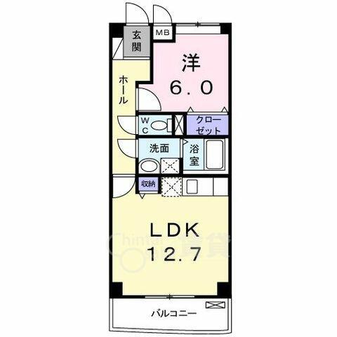 ボヌール　アヴニール｜大阪府大阪市東淀川区豊里７丁目(賃貸マンション1LDK・3階・46.27㎡)の写真 その2