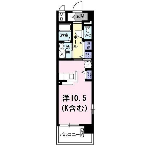 ＥＸＥ　ＶＩＬＬＡ　ＷＥＳＴ｜京都府宇治市大久保町旦椋(賃貸マンション1R・3階・30.96㎡)の写真 その2