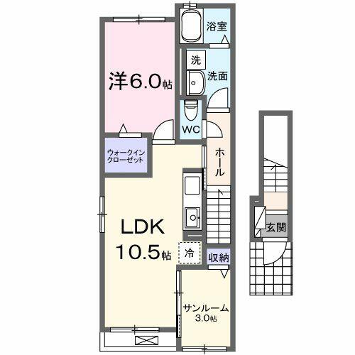 同じ建物の物件間取り写真 - ID:213102732019