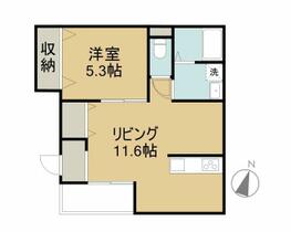 ｇｒｏｕｎｄ　ｓＫ 201 ｜ 岡山県都窪郡早島町早島（賃貸アパート1LDK・2階・38.64㎡） その1