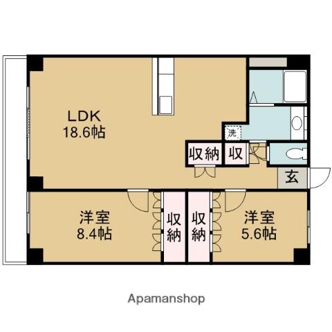 同じ建物の物件間取り写真 - ID:238007283203