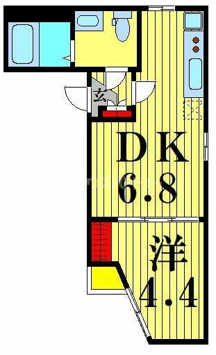 ホライゾン３ 501｜東京都江戸川区東葛西６丁目(賃貸マンション1DK・5階・25.00㎡)の写真 その2