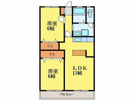 同じ建物の物件間取り写真 - ID:236002343107