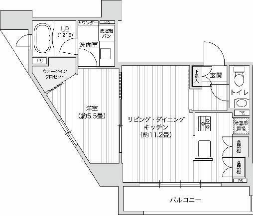 東京都渋谷区笹塚２丁目(賃貸マンション1LDK・15階・40.72㎡)の写真 その2